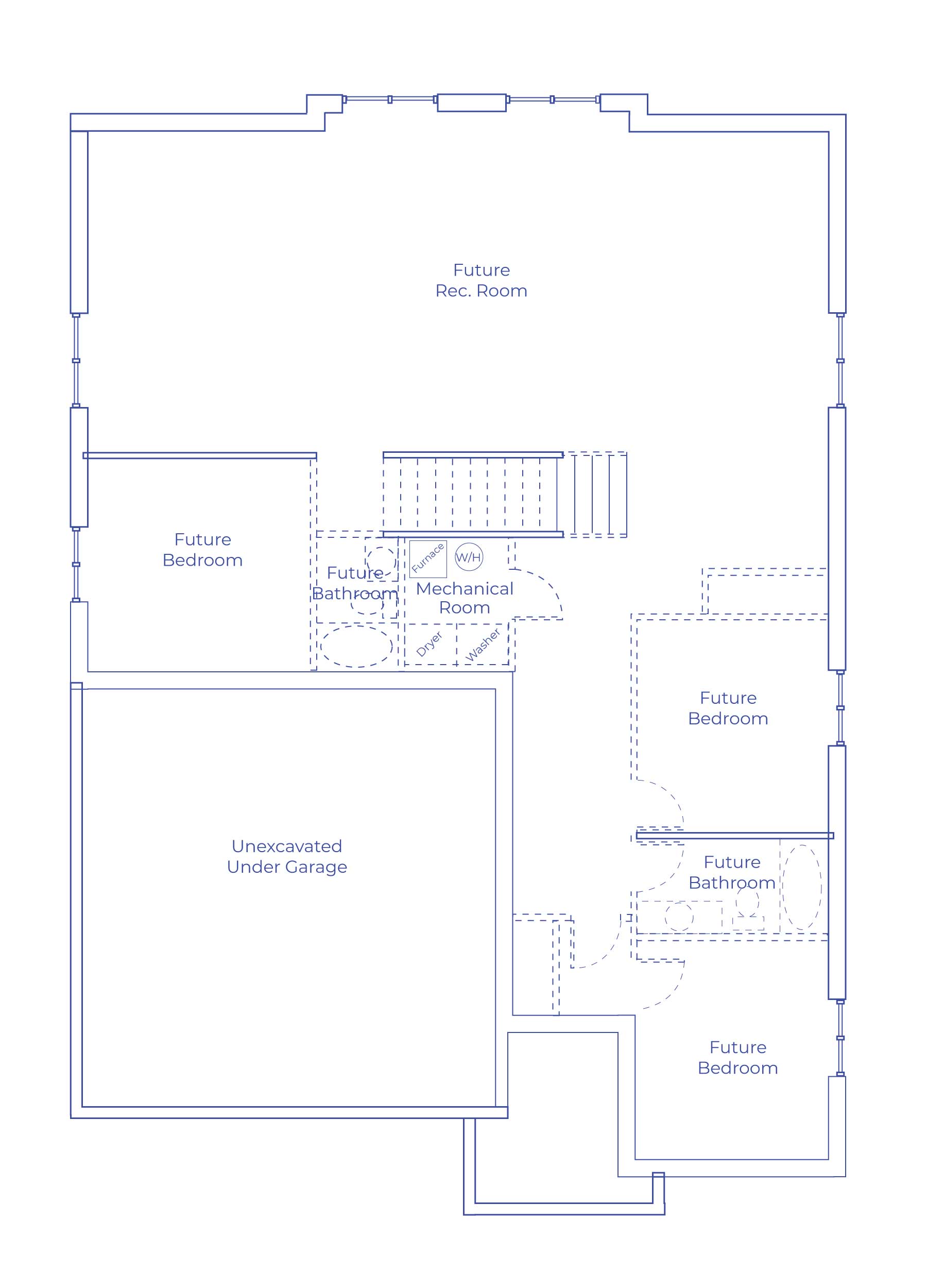 Meadows #1 Future Basement Floor Plan