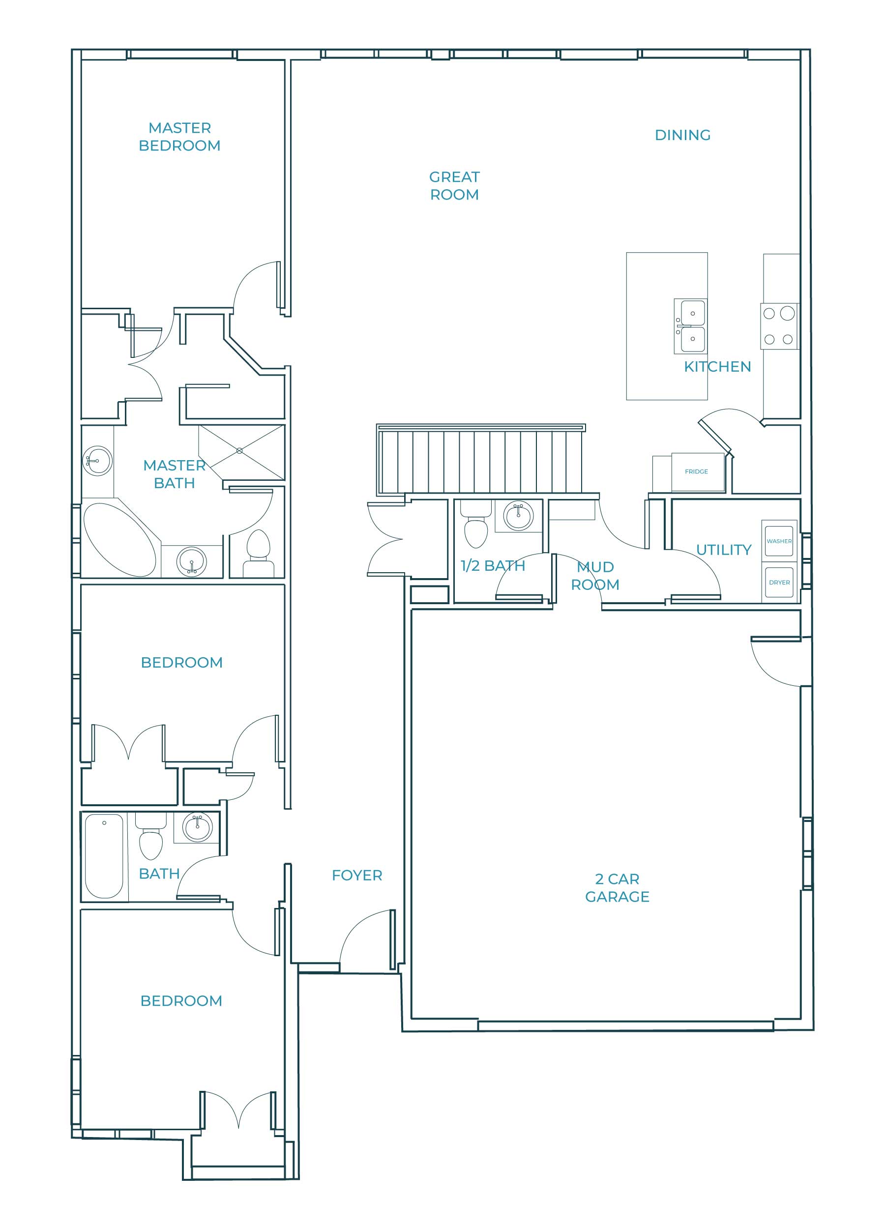 Hunter's Meadow Main Floor, Plan