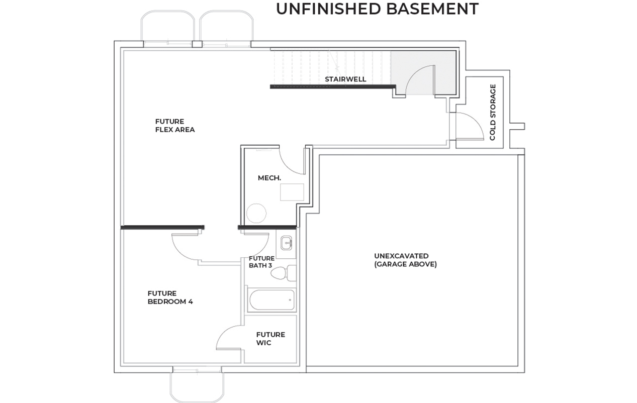 bamburgh lot 1 basement floor plan