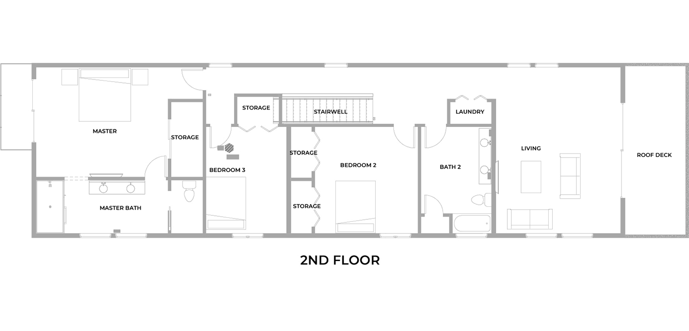 Scott Ave Home 2nd Floor Plan