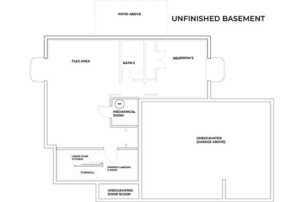 bamburgh lot 7 basement next level homes