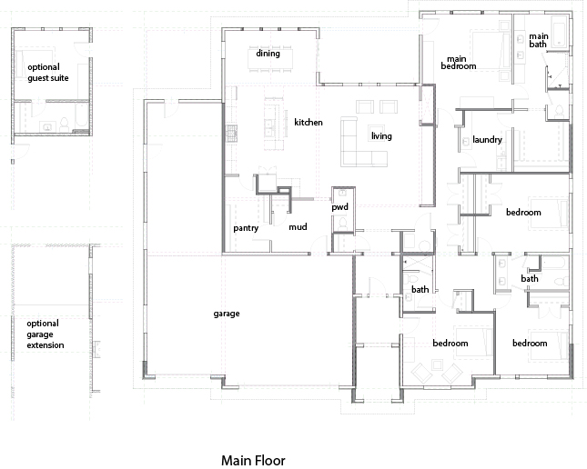 Ponderosa 1- story Floor plan
